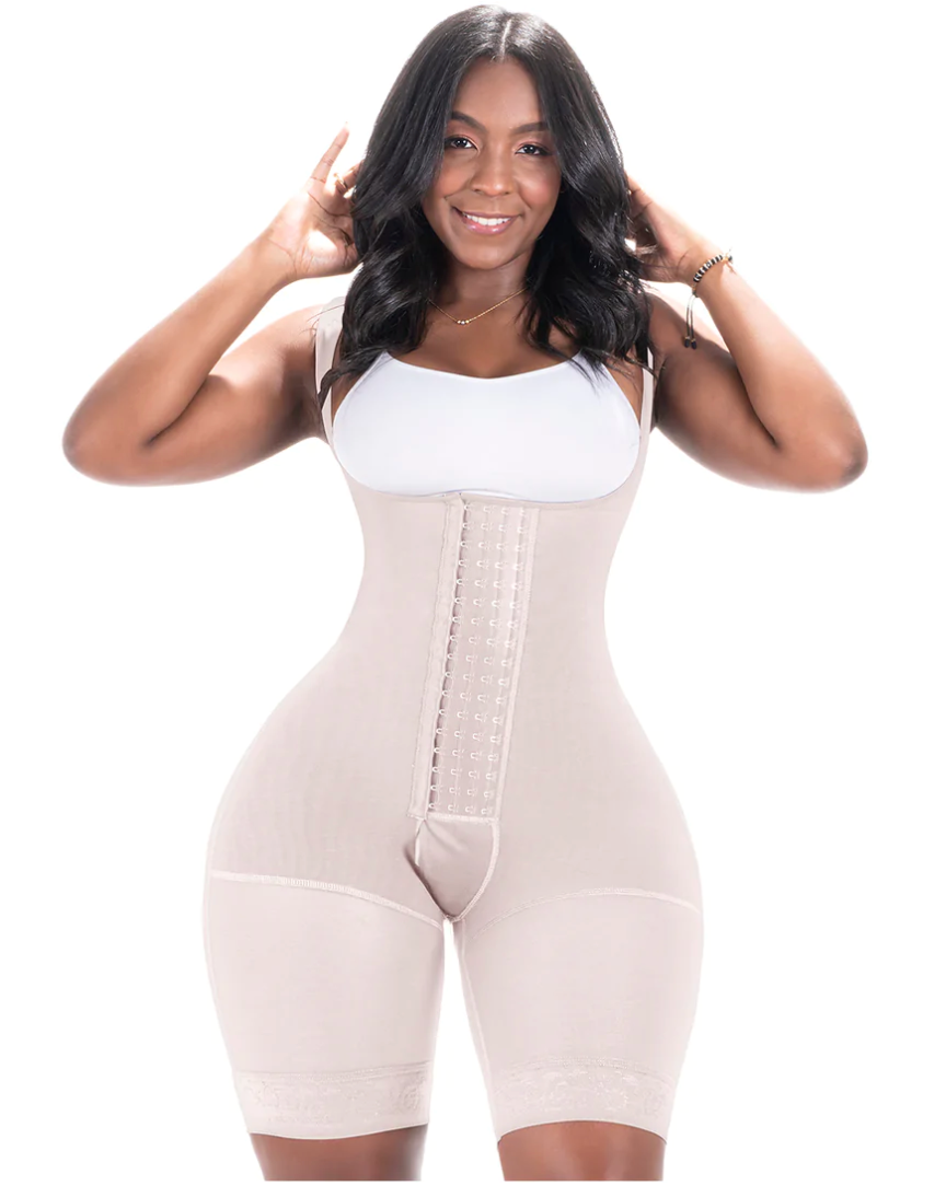 Faja Colombiana Body Shaper Underwear-Faja Corset Shapewear Bottom Lift  Brief Buttocks Colombiana Body Briefer Women Beige
