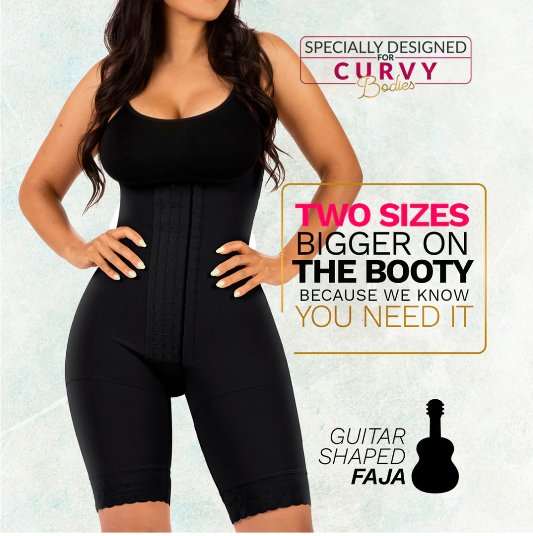 Bling Shapers: 099ZF | Colombian Bum Lift Tummy Control Mid Thigh Shapewear  Faja Curvy Wide Hips Small Waist Women | Powernet